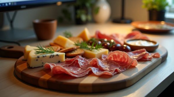 Comment profiter d'une planche charcuterie fromage au bureau