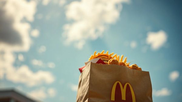 Sélection des plats iconiques de McDonald's en livraison